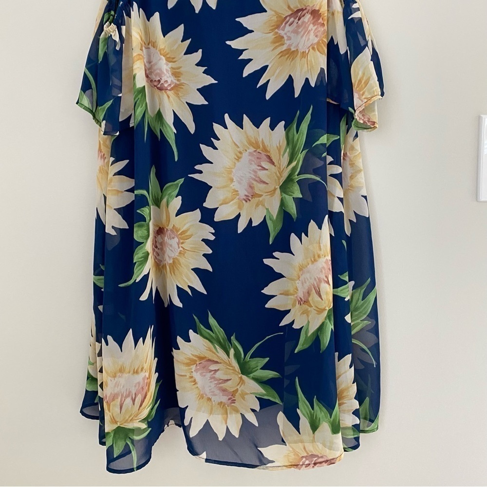 Show Me Your Mumu Birdie Sunflower Dreams Ruffle Dress XS - Picture 15 of 16